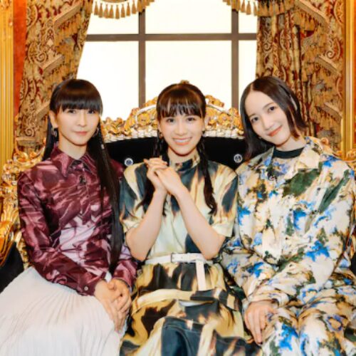 perfume　3人画像　笑顔